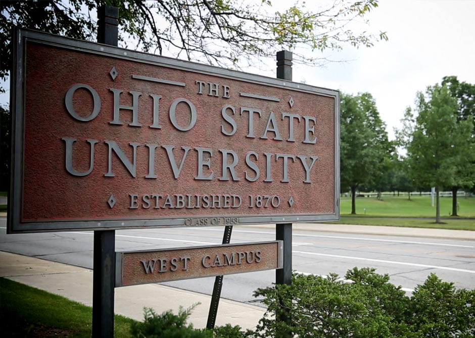 OSU sign wst campus street view