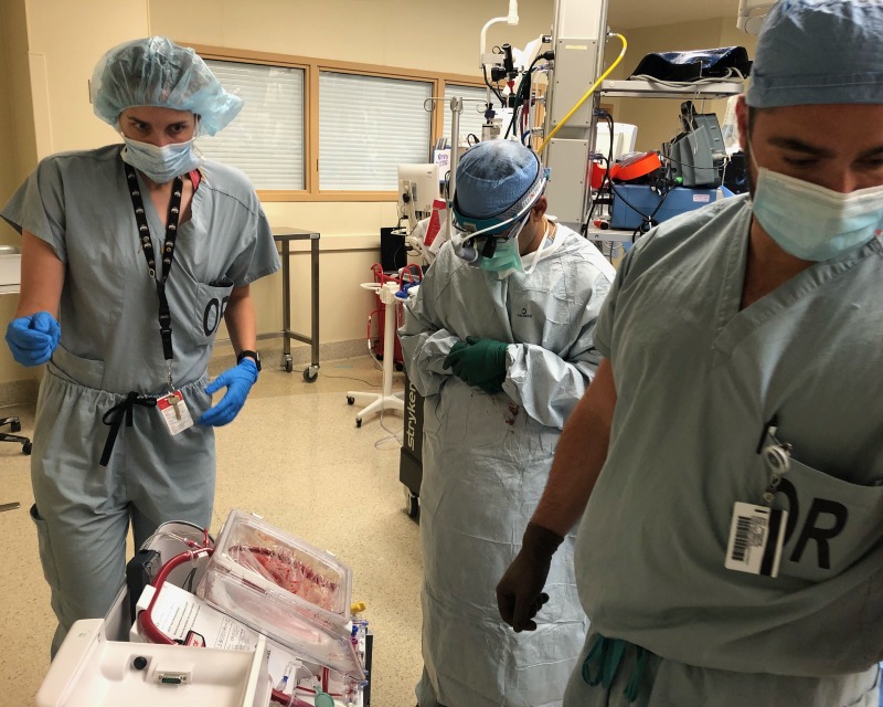 heart transplant monitoring system