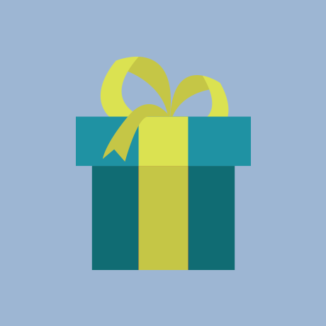 gift box with ribbon