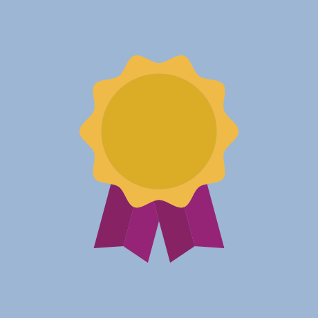 yellow and purple ribbon