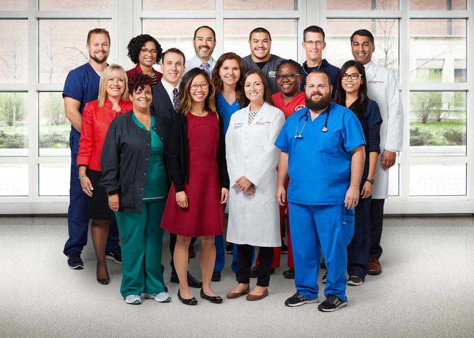 A team of Ohio State physicians, nurses, faculty and staff