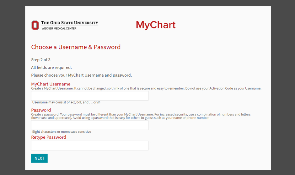 U Of U My Chart Mychart Activation Ohio State Medical Center