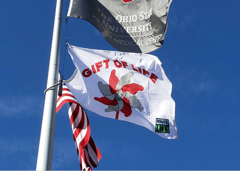 Gift of life flag
