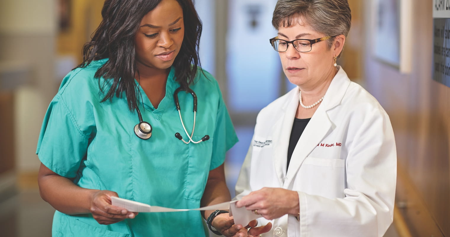Dr Keder with Nurse